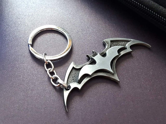 Batman Silver Keychain